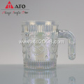 Engraved Beer Glass Mug with Handle Glass Mug